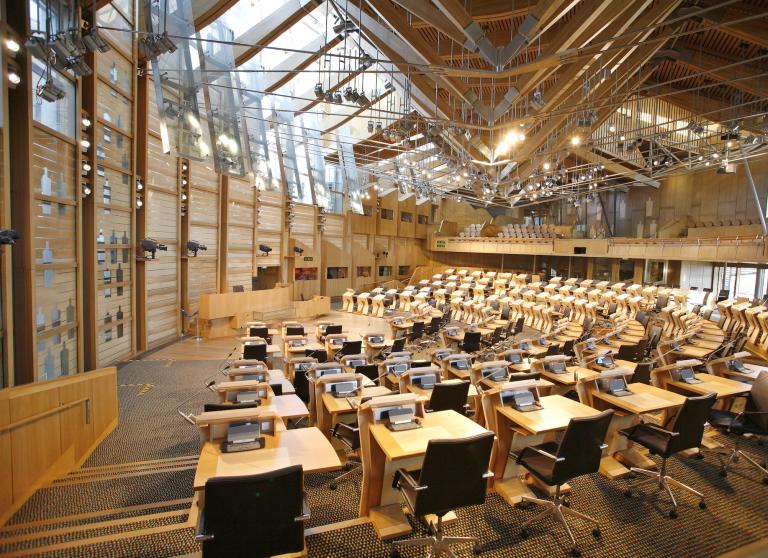 Scottish Parliament debating chambers